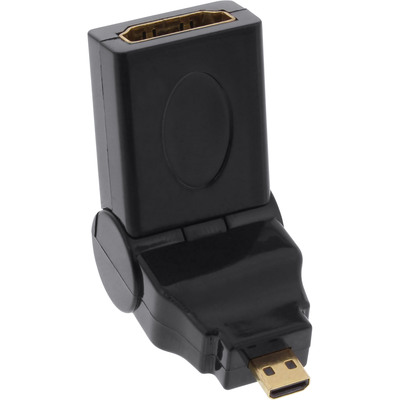 InLine® HDMI Adapter, HDMI A Buchse auf Micro HDMI D Stecker, flexibel, 4K2K (Produktbild 2)