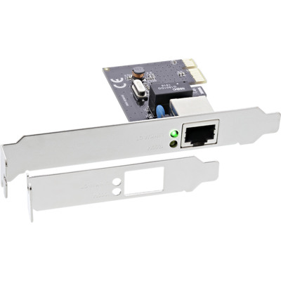 InLine® Gigabit Netzwerkkarte, PCI Express 1Gb/s, PCIe x1, inkl. LP-Slotblech (Produktbild 3)