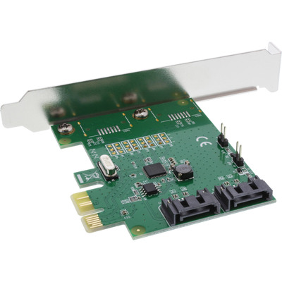 InLine® Schnittstellenkarte, 2-fach SATA 6Gb/s, x1 PCIe 2.0, RAID 0/1/SPAN (Produktbild 2)