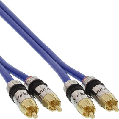 InLine® Cinch Kabel AUDIO, PREMIUM, 2x Cinch Stecker / Stecker, 5m (Produktbild 1)