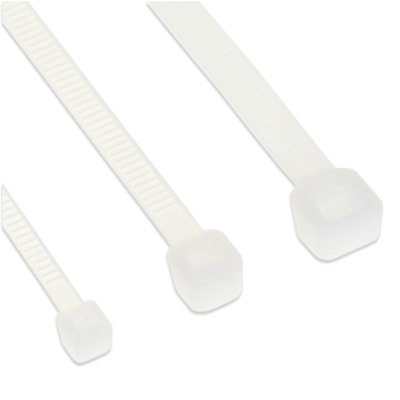 InLine® Kabelbinder, Länge 100mm, Breite 2,5mm, natur, 100 Stück (Produktbild 1)