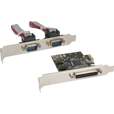 InLine® Schnittstellenkarte, 1x 25pol parallel + 2x 9pol seriell, PCIe (Produktbild 1)