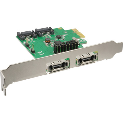 InLine® Schnittstellenkarte, 2+2-fach SATA 6Gb/s, PCIe, kein RAID (Produktbild 1)