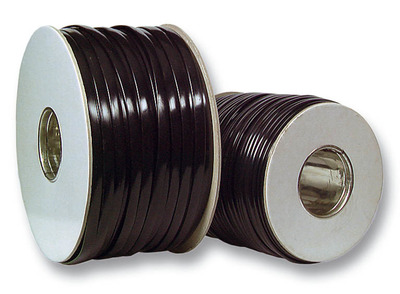 Modular-Flachkabel 6-adrig schwarz, Ring -- 500 m