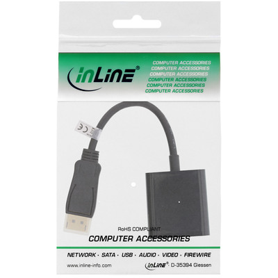 InLine® DisplayPort Adapterkabel, DisplayPort Stecker auf DVI-D 24+5 Buchse (Produktbild 2)