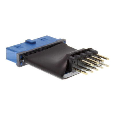 InLine® USB 3.0 zu 2.0 Adapter intern, USB 3.0 19pin auf USB 2.0 Pfostenstecker (Produktbild 2)