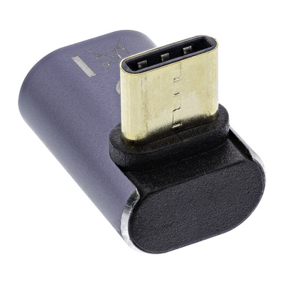 InLine® USB4 Adapter, USB-C Stecker/Buchse oben/unten gewinkelt, Aluminium  (Produktbild 5)