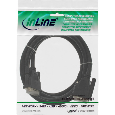 InLine® DVI-D Kabel, digital 24+1 Stecker / Stecker, Dual Link, 5m (Produktbild 2)