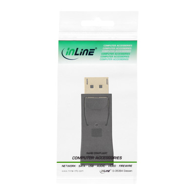 InLine® DisplayPort Adapter, DP ST auf HDMI BU, 4K2K, mit Audio, schwarz (Produktbild 3)
