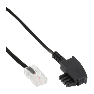 InLine® TAE-F Kabel für DSL-Router, TAE-F Stecker an RJ45 8P2C, 10m (Produktbild 1)
