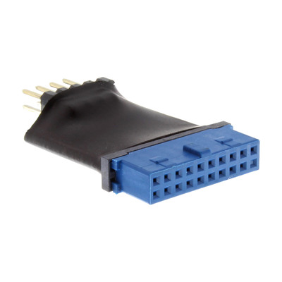 InLine® USB 3.0 zu 2.0 Adapter intern, USB 3.0 19pin auf USB 2.0 Pfostenstecker (Produktbild 1)